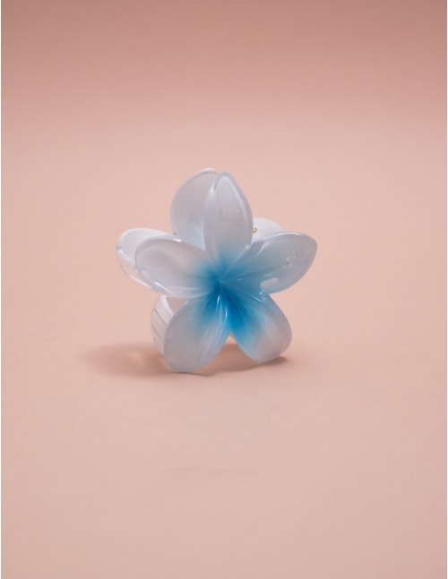 PRESILHA FLOR AZUL & BRANCO M - PR29006VO01