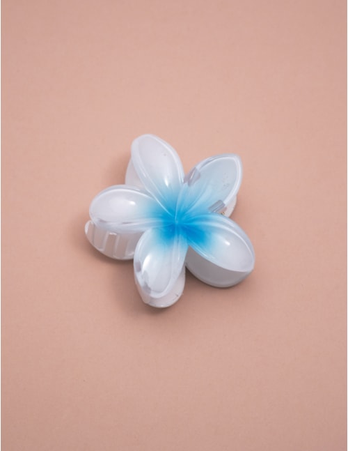PRESILHA FLOR AZUL & BRANCO M - PR29006VO01