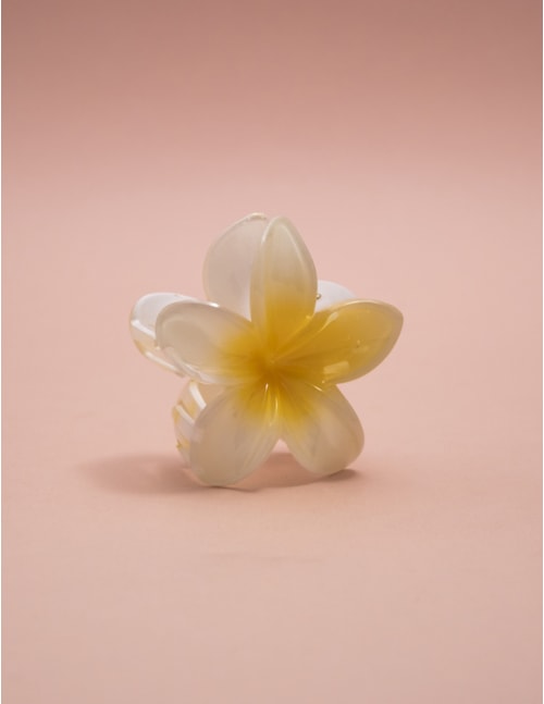 PRESILHA FLOR BRANCO & AMARELO M - PR29006VO04