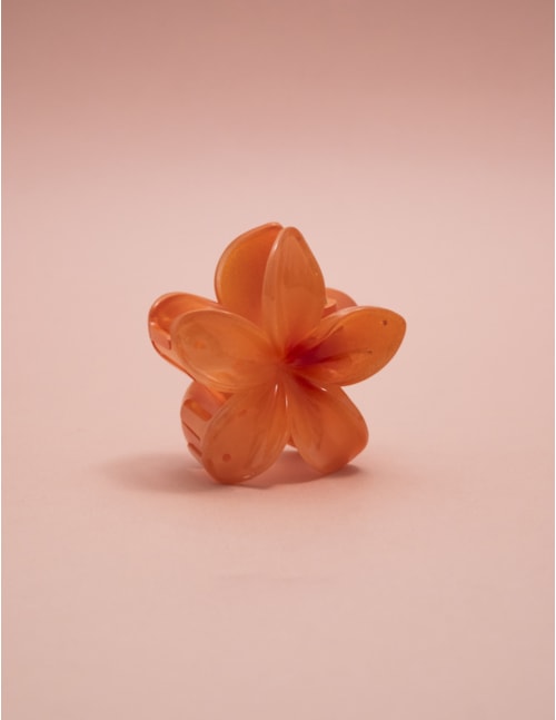 PRESILHA FLOR LARANJA M - PR29006VO09
