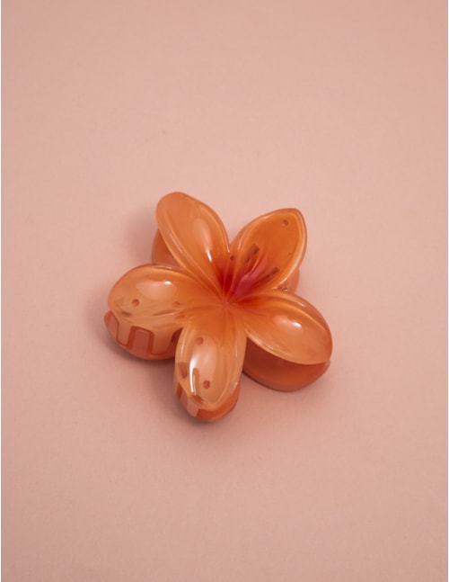 PRESILHA FLOR LARANJA M - PR29006VO09
