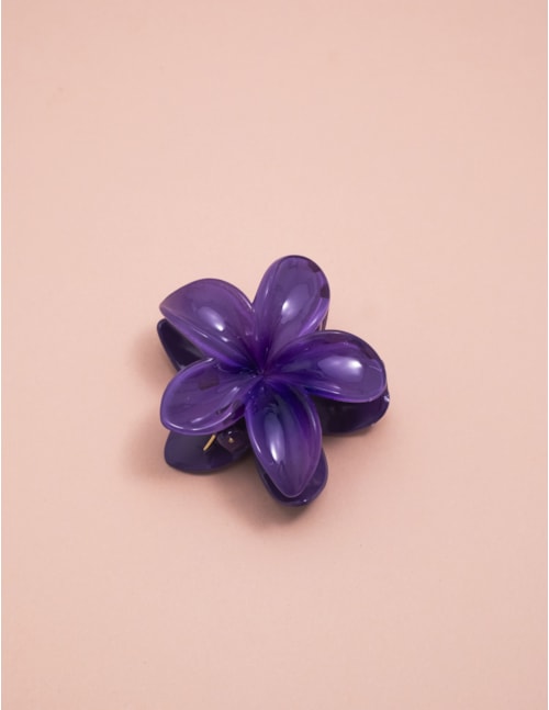 PRESILHA FLOR ROXA M - PR29006VO06