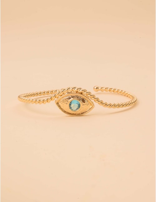 PULSEIRA AJUSTAVEL COM METAL RETORCIDO AZUL - PU29059VO01