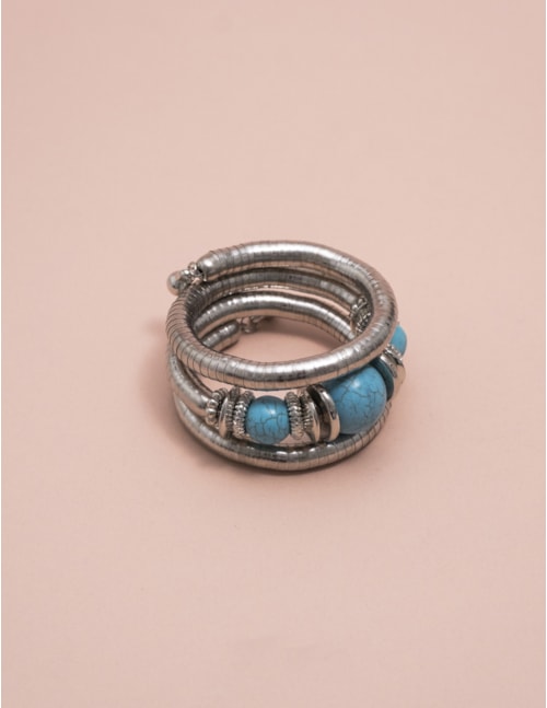 PULSEIRA BOHO CHIC AZUL TURQUESA B2B - PU29006VO03