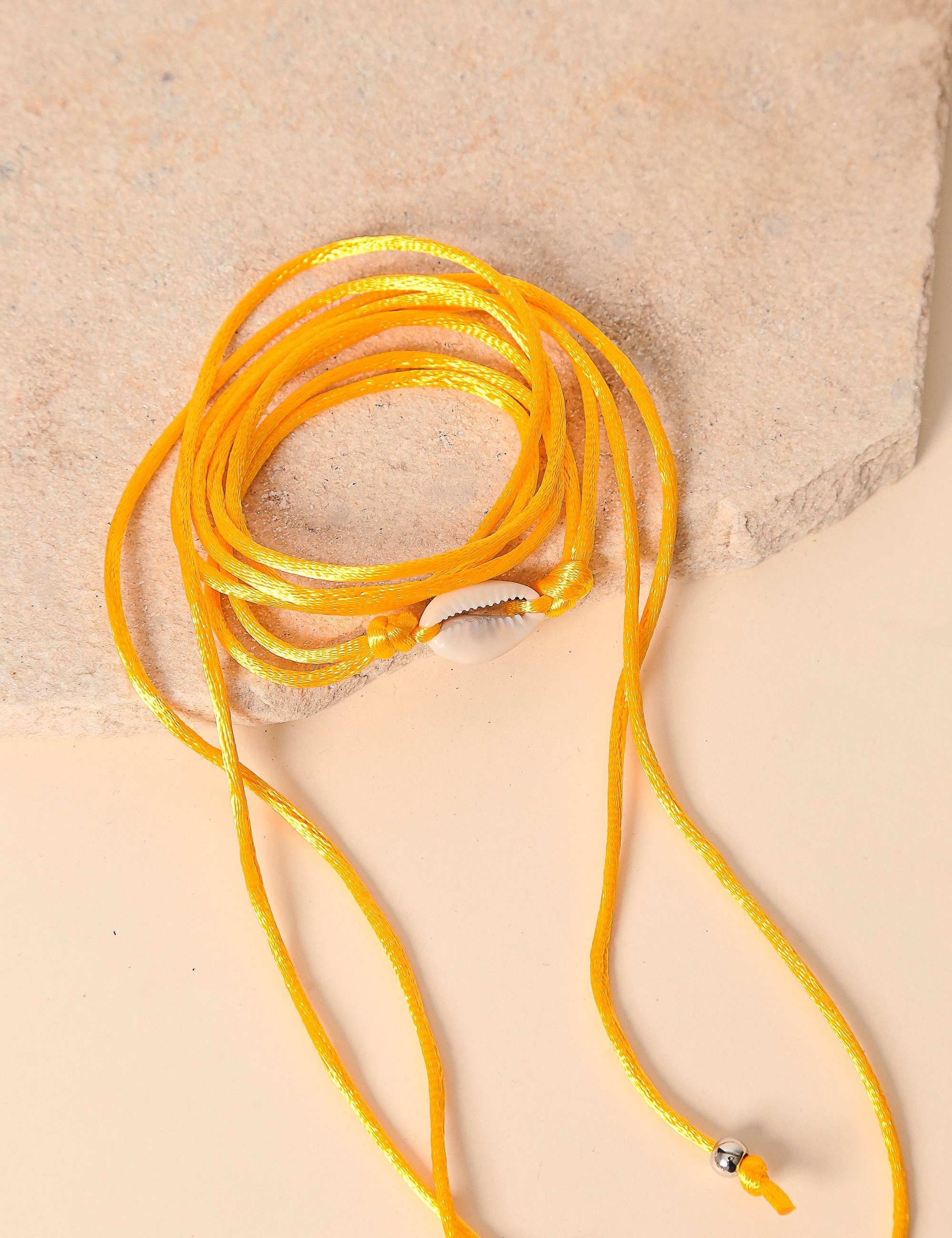Pulseira Búzios Amarelo