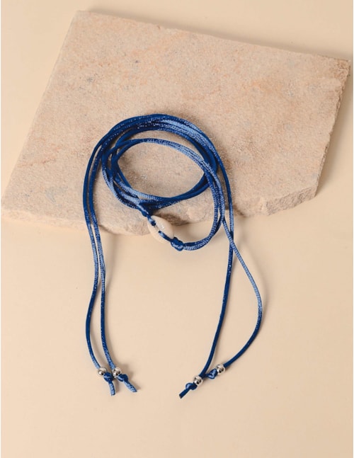 Pulseira Búzios Azul