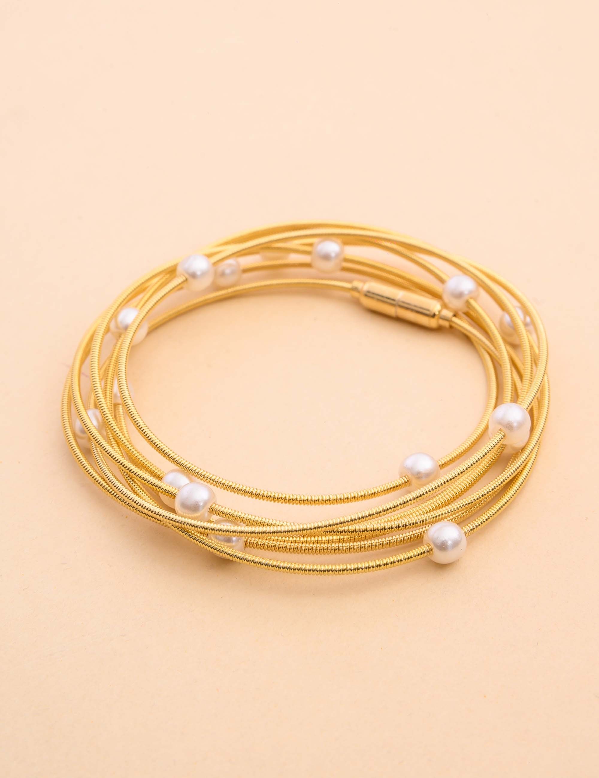 PULSEIRA CORDA DE VIOLAO PEROLA OURO - PU29042VO01