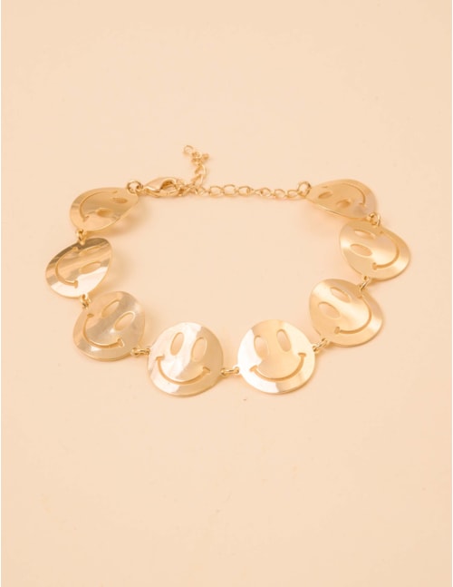 PULSEIRA  DE  SMILES  METAL OURO  P - PU29062VO01