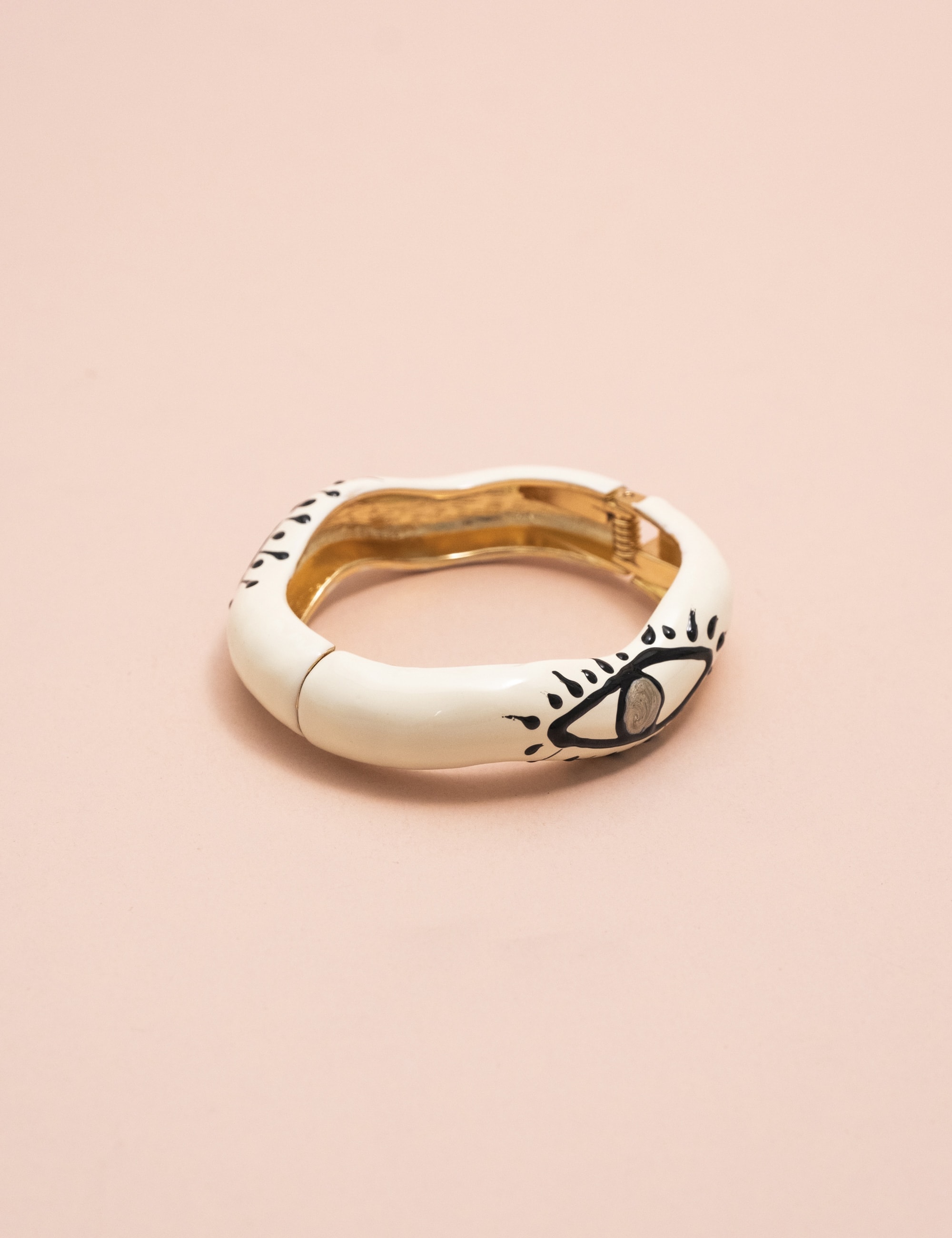 PULSEIRA ESMALTADA OLHO GREGO OFF WHITE - PU2908VO02