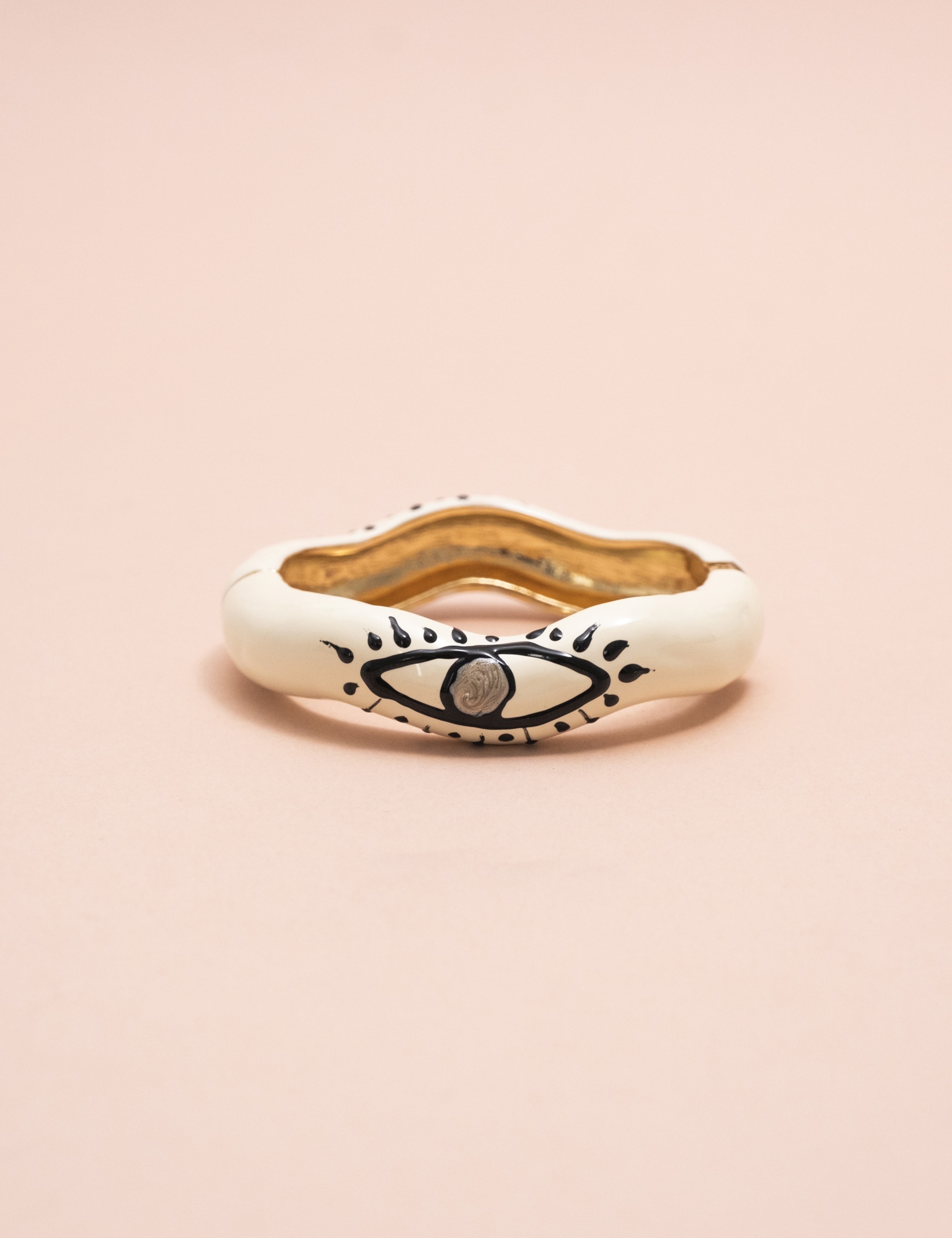 PULSEIRA ESMALTADA OLHO GREGO OFF WHITE - PU2908VO02
