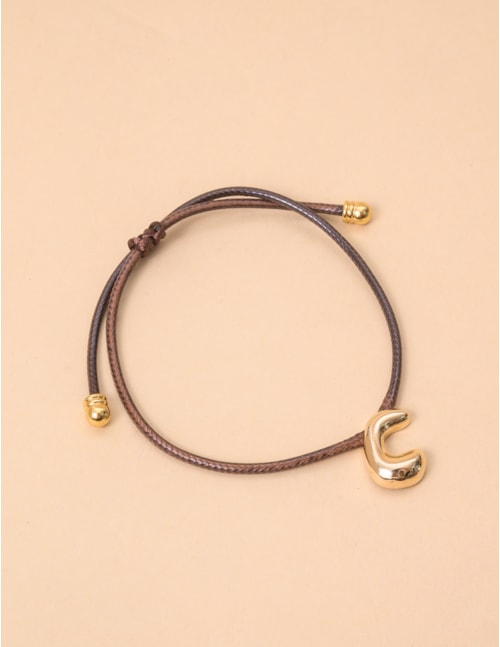 PULSEIRA FIO PINGENTE C MARROM - PU29045VO02