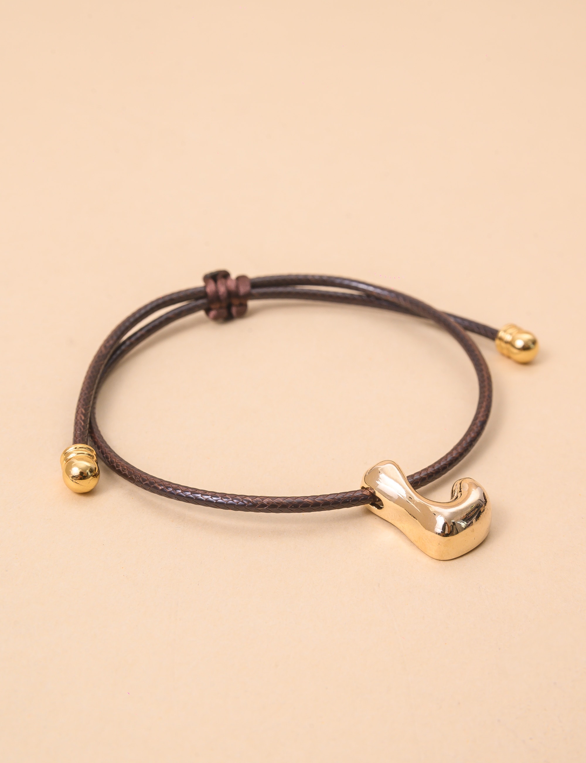PULSEIRA FIO PINGENTE L  MARROM - PU29045VO09