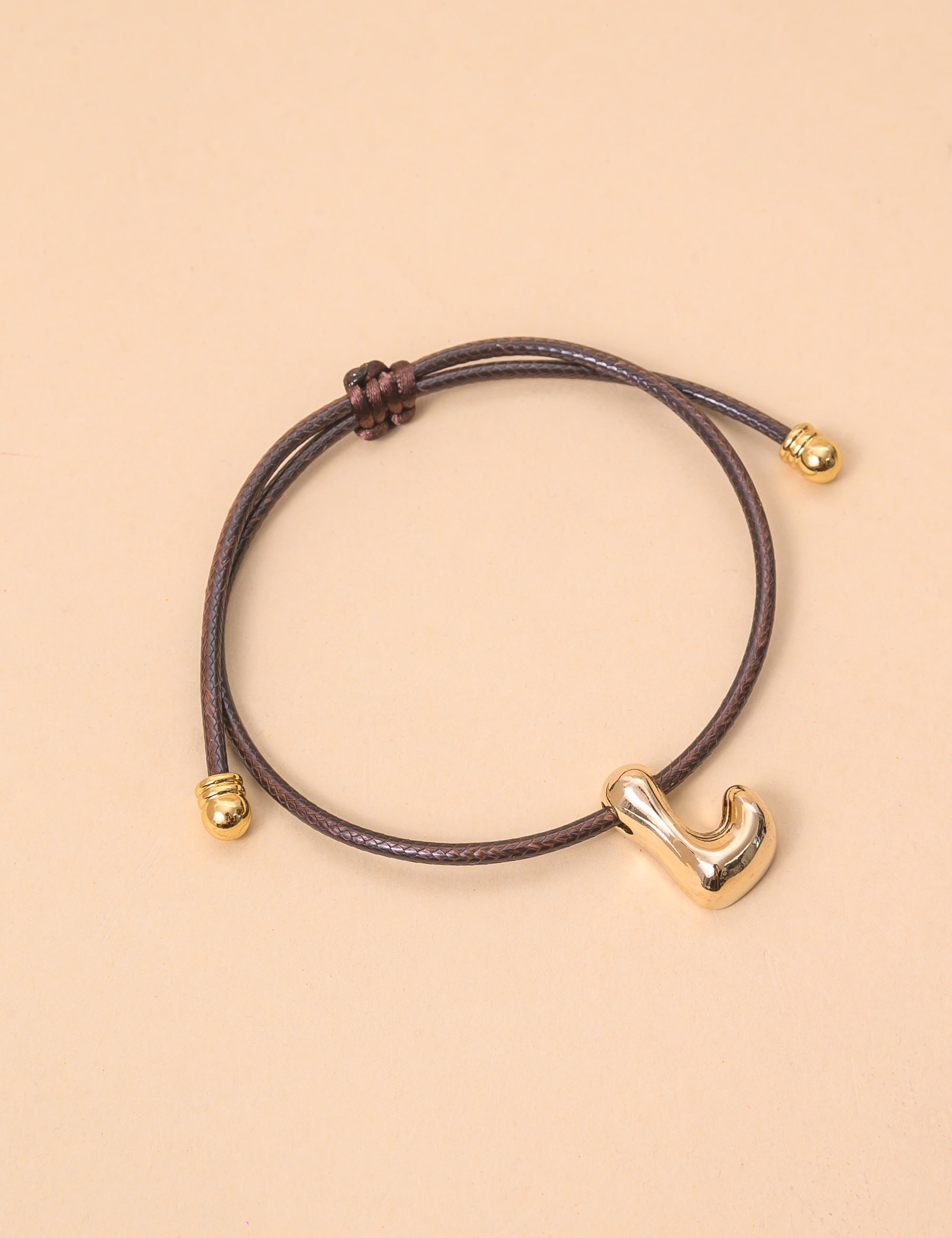 PULSEIRA FIO PINGENTE L  MARROM - PU29045VO09