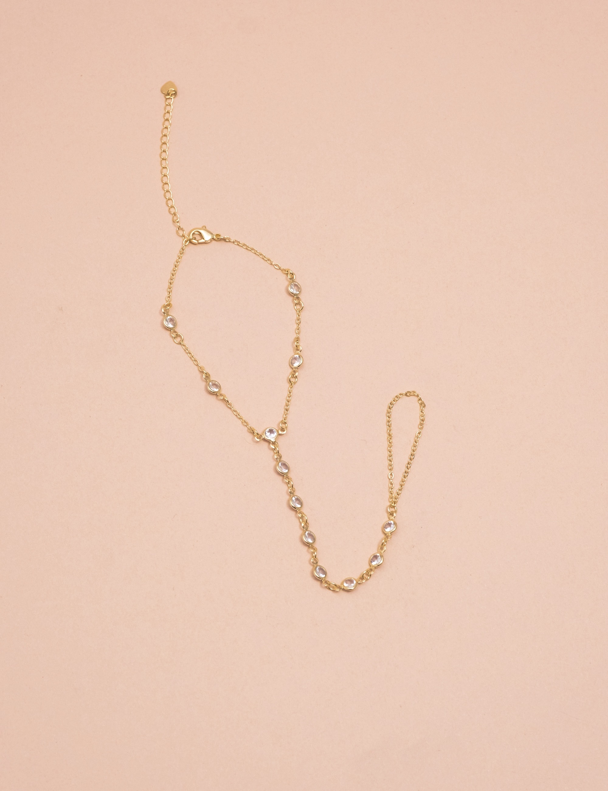 PULSEIRA MÃO OURO CRISTAL B2B - PU29025VO03