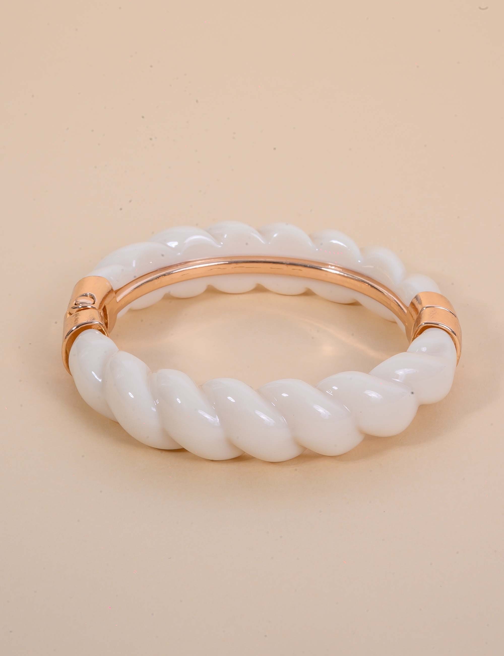 PULSEIRA OURO RESINA OFF-WHITE - PU29071VO17