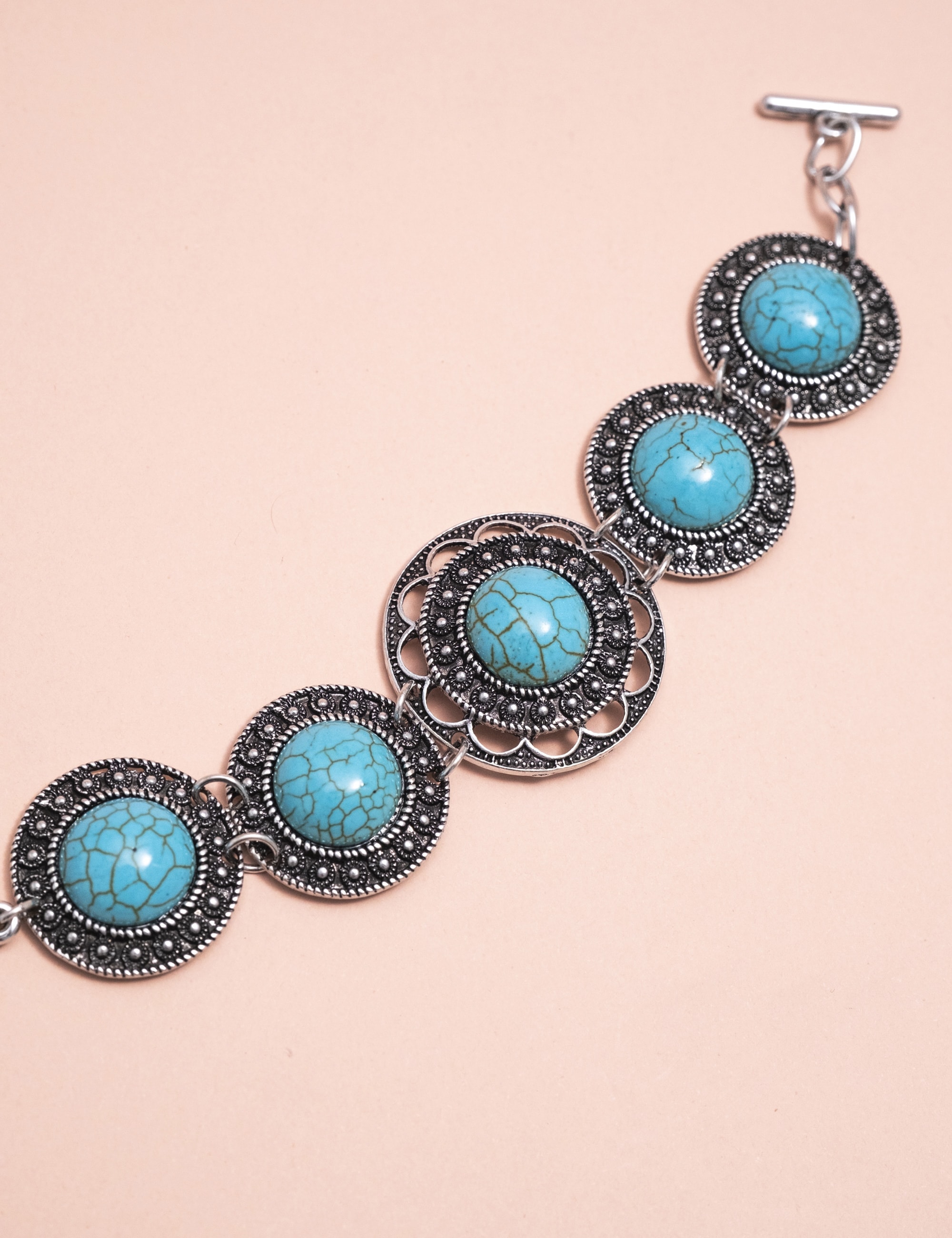 PULSEIRA PEDRA TURQUESA- PU29005VO04