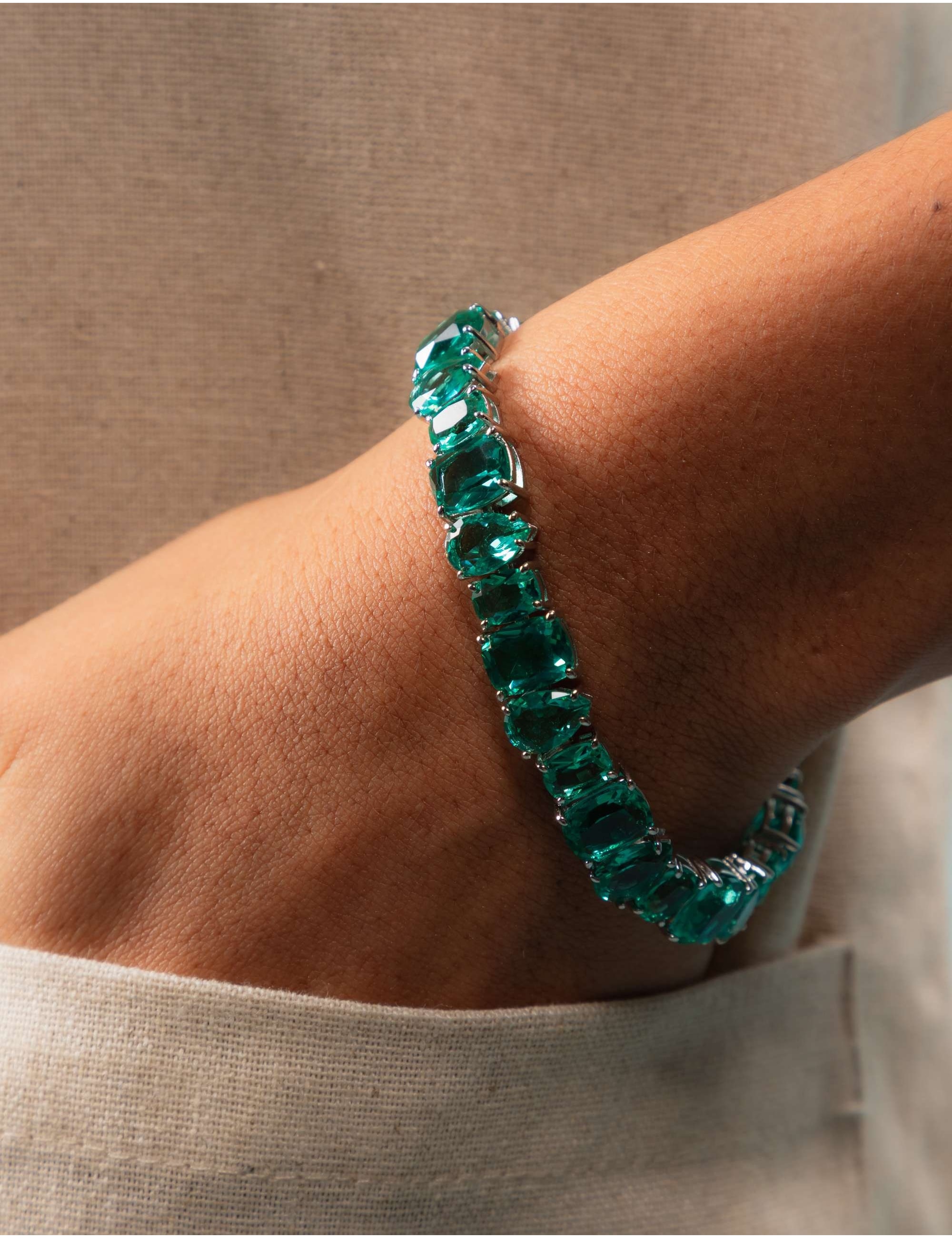 PULSEIRA RIVIERA ZIRCONIA VERDE - PU1010VO04