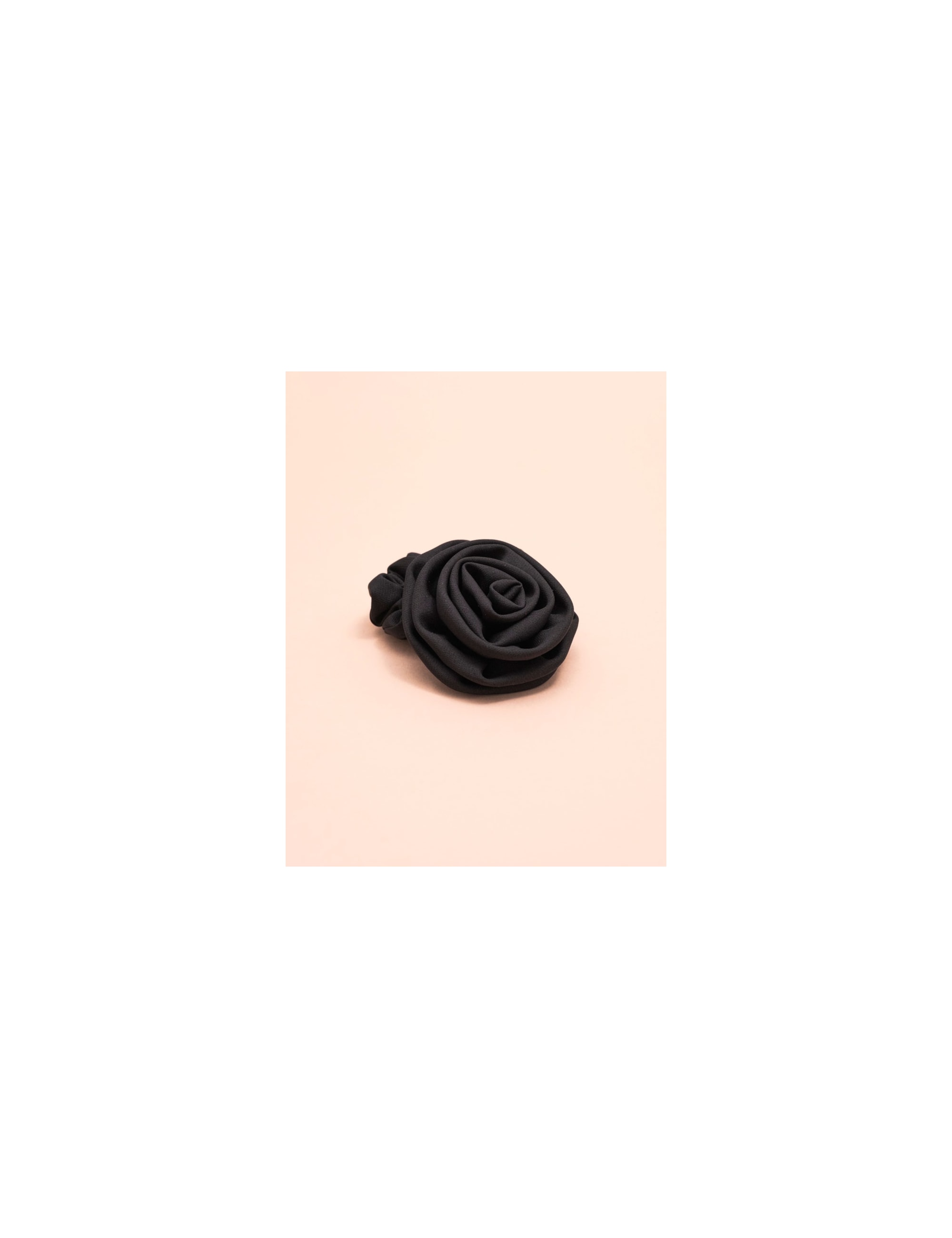 SCRUNCHIE FLOR BLACK - SC2902VO02