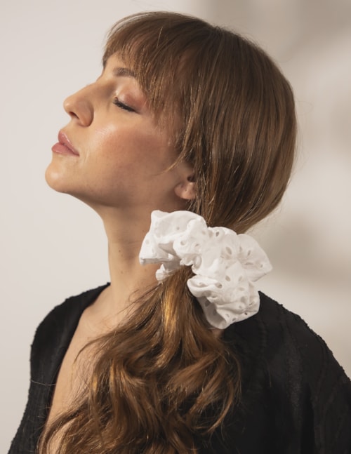 SCRUNCHIE LIS WHITE - SC2901VO01