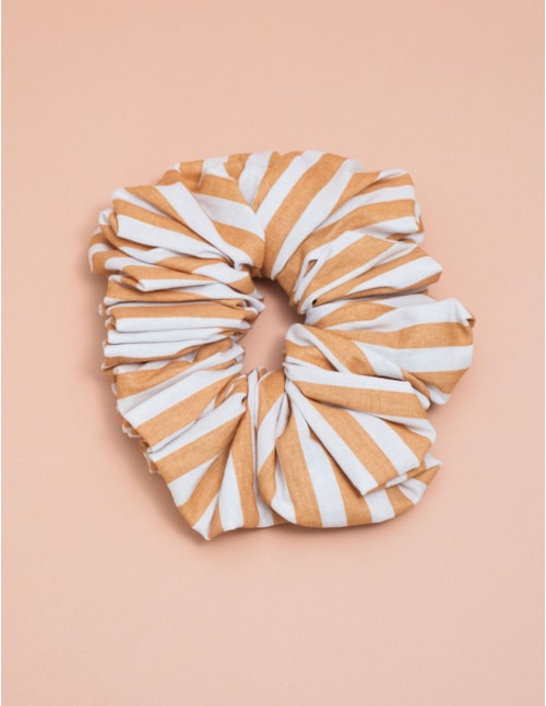 SCRUNCHIE LISTRA BEGE - SC2900VO01